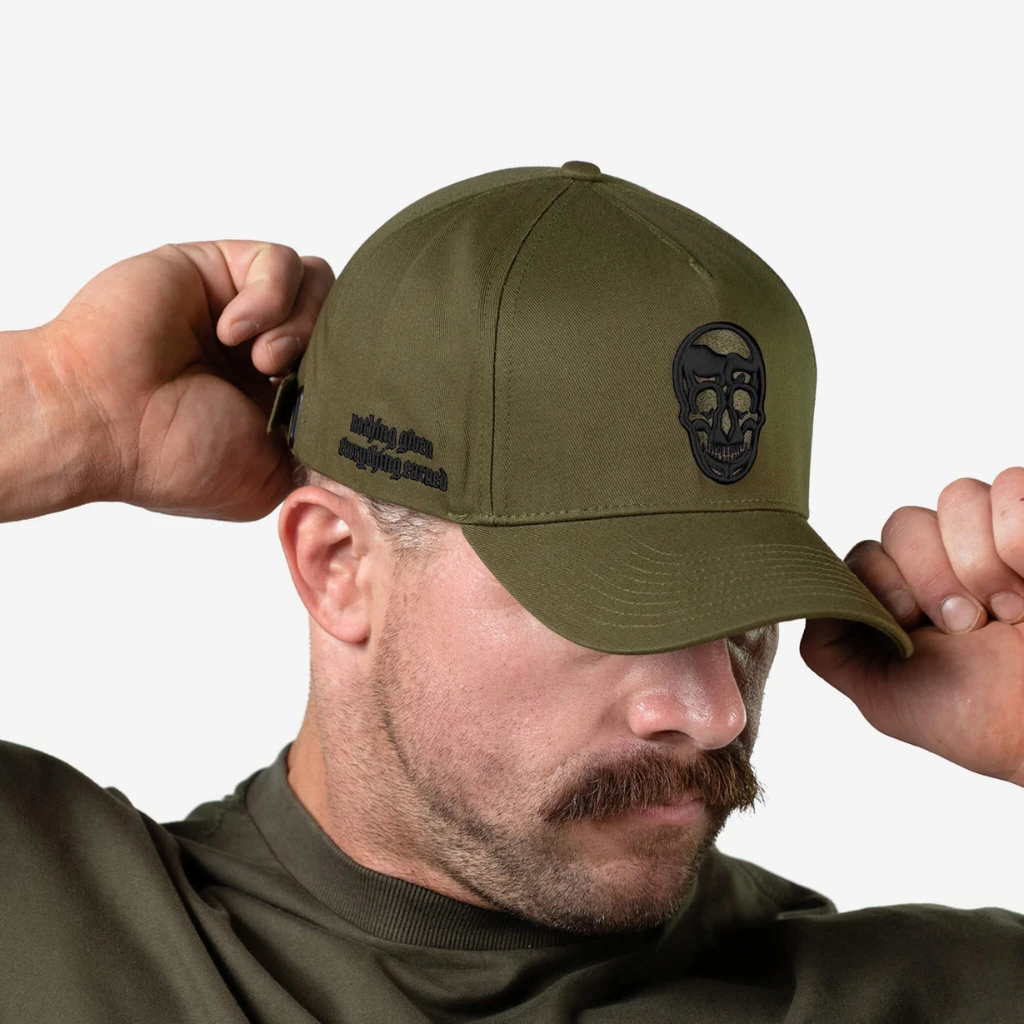 5-Panel Skull Hat - Ranger Green/Black 1 5-Panel Skull Hat - Ranger Green/Black