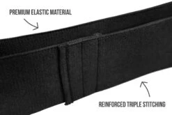 Gymreapers Hip Bands - Black -Fitness Clothing Store GR Hip Band Back 1