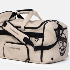 Gymreapers Gravestone Duffle - Desert Sand -Fitness Clothing Store Gravestone Duffle sand side