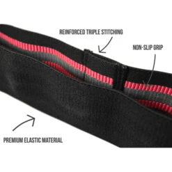 Grip Hip Bands - Black/Pink 8 Grip Hip Bands - Black/Pink -Fitness Clothing Store Gymreapers Grip Hip Band Size 1
