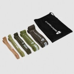 Military Resistance Band Set -Fitness Clothing Store MRB Bag
