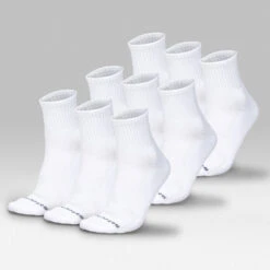 Quarter Socks - White 11 Quarter Socks - White -Fitness Clothing Store Nine Pack White Quarter
