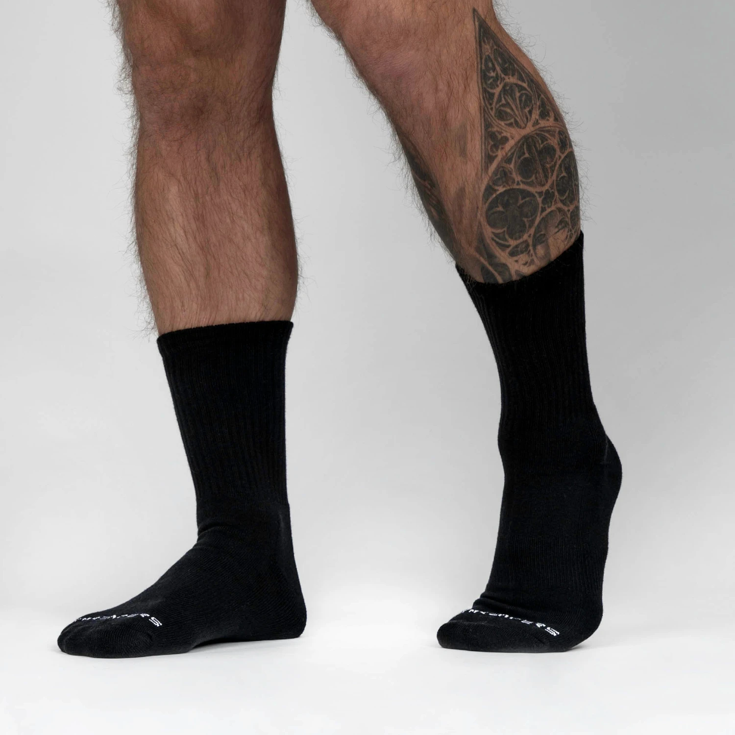 Crew Socks - Black 1 Crew Socks - Black