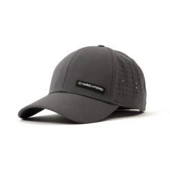 Hybrid Performance Hat - Charcoal -Fitness Clothing Store PHP Charcoal Quater