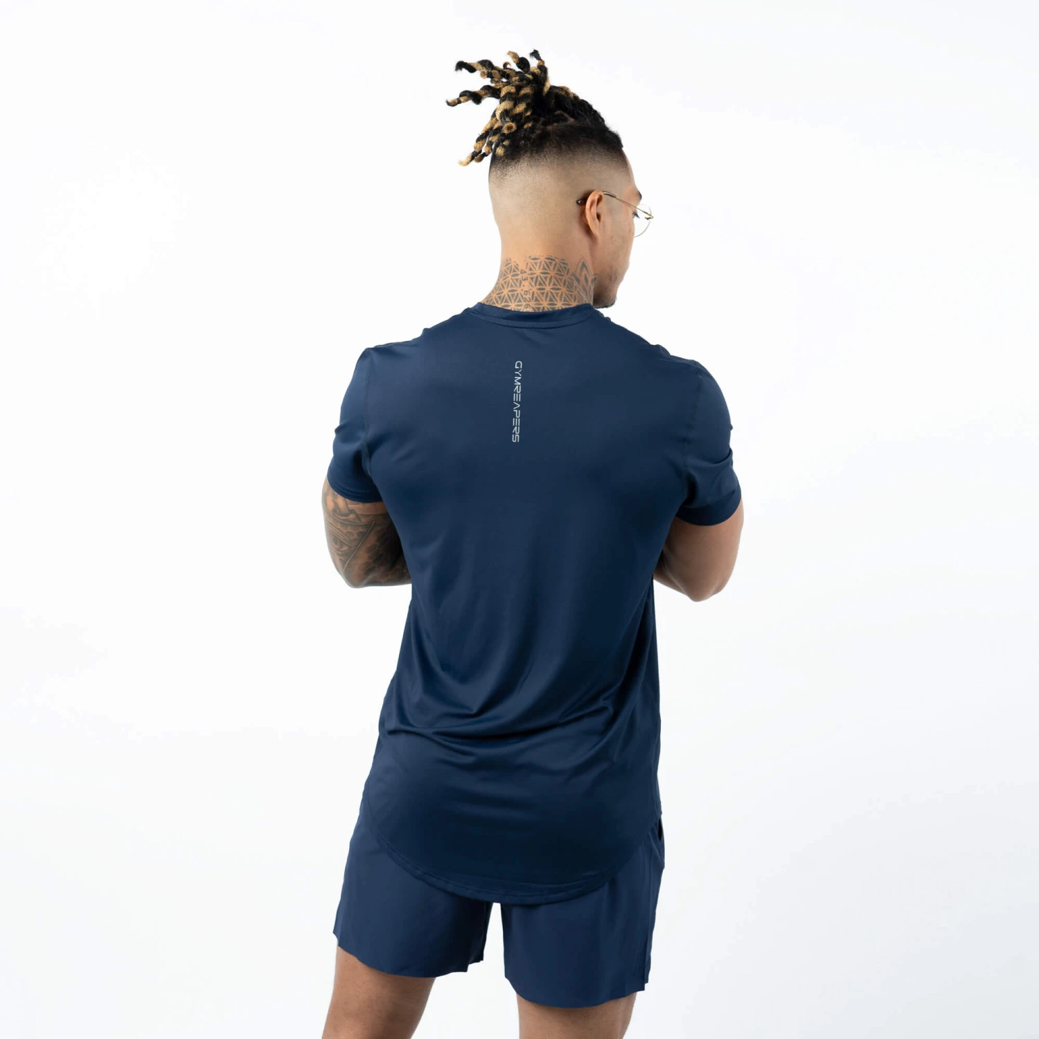 Performance Short Sleeve Shirt - Navy 2 Performance Short Sleeve Shirt - Navy - Image 2