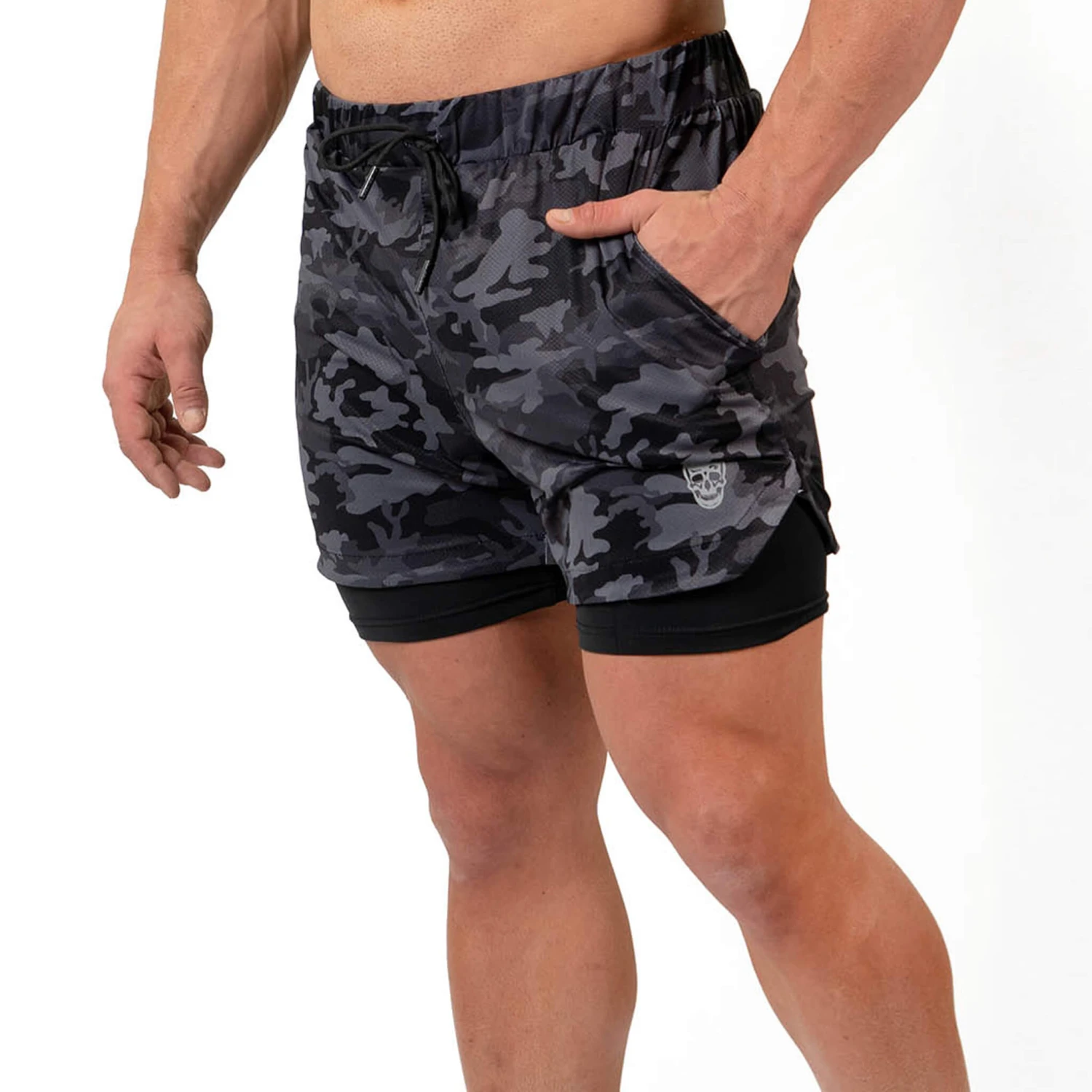 React Training Shorts - Midnight Camo 3 React Training Shorts - Midnight Camo - Image 3