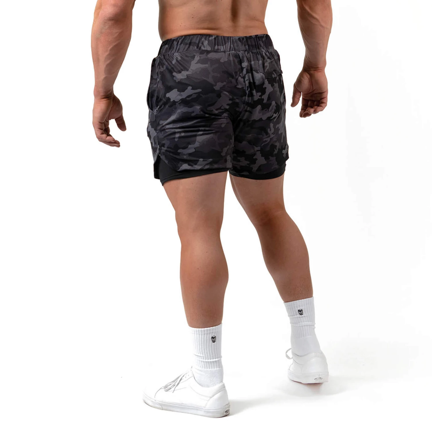 React Training Shorts - Midnight Camo 4 React Training Shorts - Midnight Camo - Image 4