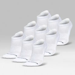 Ankle Socks - White 11 Ankle Socks - White -Fitness Clothing Store White NINE Pack Ankle