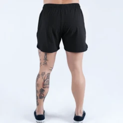 Dynamic Training Shorts - Black -Fitness Clothing Store dynamic shorts black back