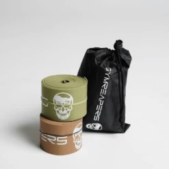 Floss Bands - 2 Pack (Taupe/Khaki) -Fitness Clothing Store floss bands military life style