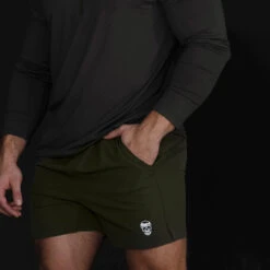 Performance Shorts - OD Green -Fitness Clothing Store green shorts life style