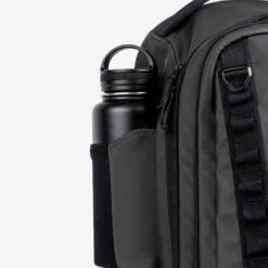 Gymreapers Gravestone Backpack - Gunmetal -Fitness Clothing Store gunmetal backpack bottle pocket