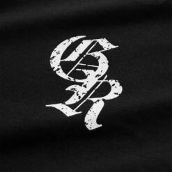 Initial Tee - Black/White 5 Initial Tee - Black/White -Fitness Clothing Store initial tee black white detail
