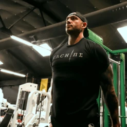 Machine V2 Shirt - Black -Fitness Clothing Store machine v2 black