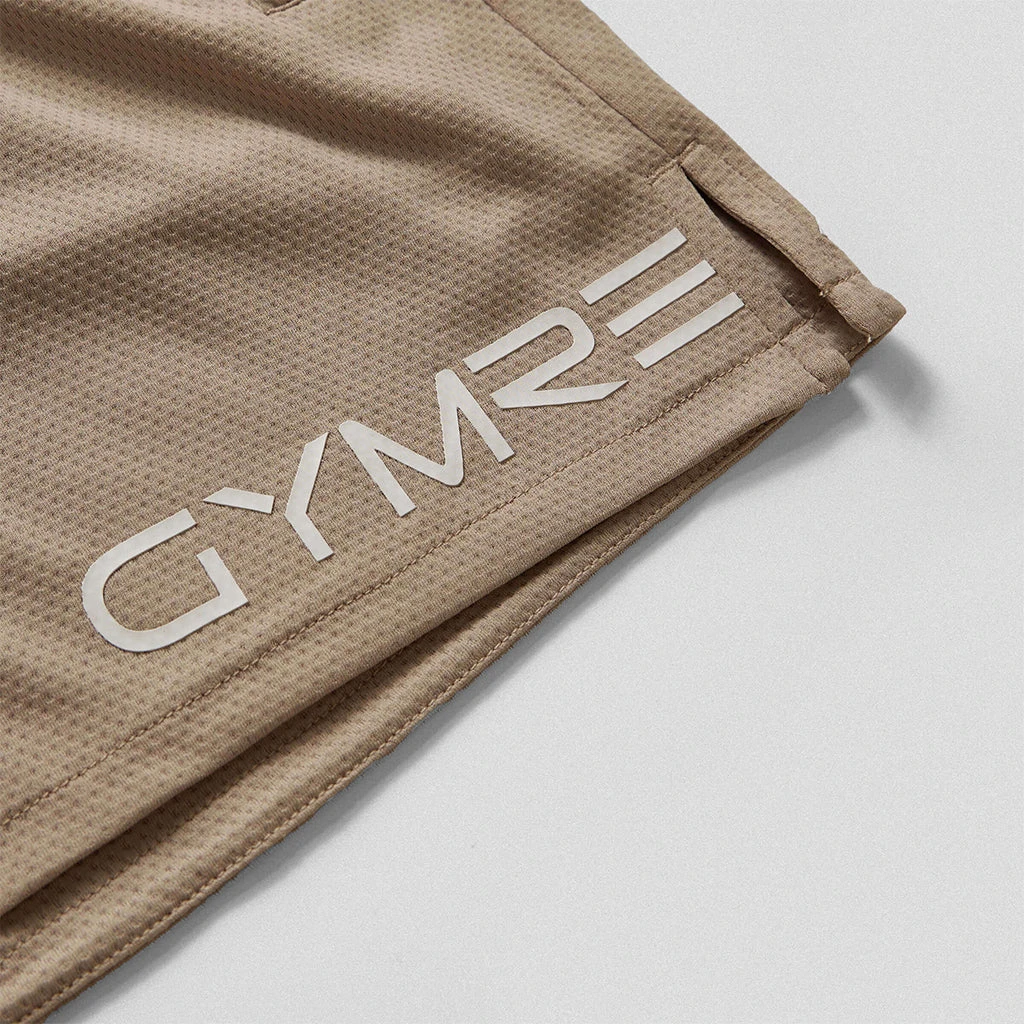 Core Mesh Training Shorts - Khaki 3 Core Mesh Training Shorts - Khaki - Image 3