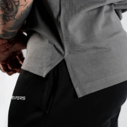 Gymreapers Muscle Tank - Charcoal -Fitness Clothing Store muscle tank charcoal back 1