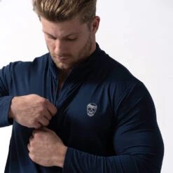 Performance Quarter Zip - Navy