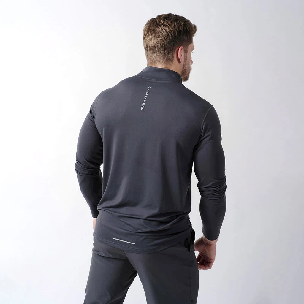 Performance Quarter Zip - Obsidian 2 Performance Quarter Zip - Obsidian - Image 2