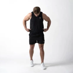 Performance Tank Top -Fitness Clothing Store performance tank black full