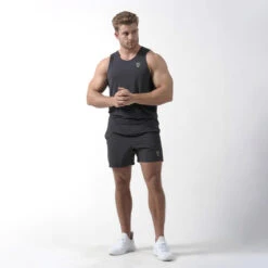 Performance Tank Top - Obsidian 7 Performance Tank Top - Obsidian -Fitness Clothing Store performance tank obsidian front