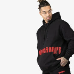 Phantom Hoodie - Black/Red -Fitness Clothing Store phantom blk red82
