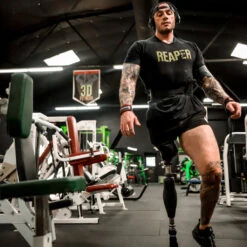 REAPER Tee - Black/White -Fitness Clothing Store reaper tee 637ee967 c23d 469d 9c88 c8439365bacd