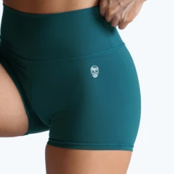 Revive 4" Shorts - Emerald -Fitness Clothing Store revive 4 inch shorts emerald zoom