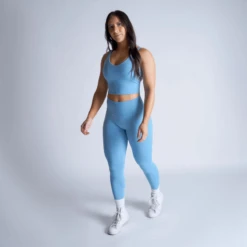 Revive Leggings - Sky Blue 11 Revive Leggings - Sky Blue -Fitness Clothing Store revive leggings blue full