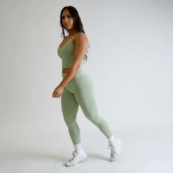 Revive Leggings - Mint -Fitness Clothing Store revive leggings mint full