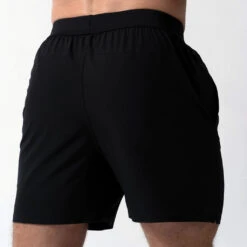 Performance Shorts 12 Performance Shorts -Fitness Clothing Store shorts black back