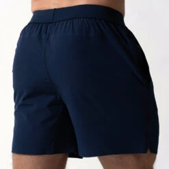 Performance Shorts - Navy -Fitness Clothing Store shorts navy back