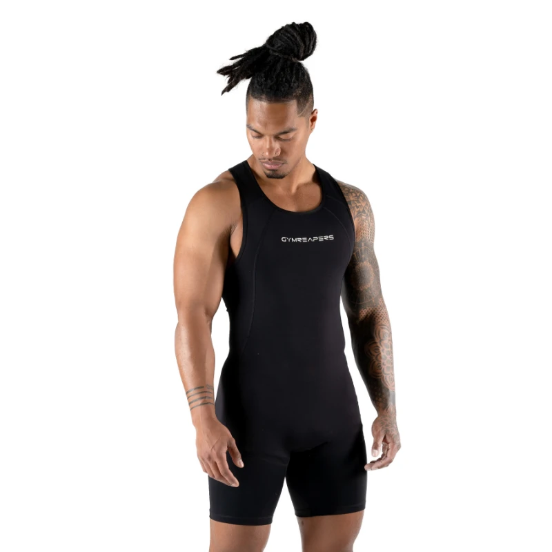 Apex Weightlifting Singlet - Black (IPF Approved) 3 Apex Weightlifting Singlet - Black (IPF Approved) - Image 3