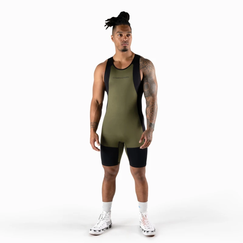 Apex Weightlifting Singlet - OD Green (IPF Approved) 2 Apex Weightlifting Singlet - OD Green (IPF Approved) - Image 2