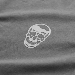 Skull Tee - Charcoal 5 Skull Tee - Charcoal -Fitness Clothing Store skull tee charcoal detail