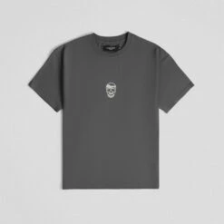 Skull Tee - Charcoal