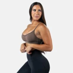 Strive Bra - Toffee -Fitness Clothing Store strive bra toffee side