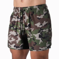 Training Shorts - Woodland Camo