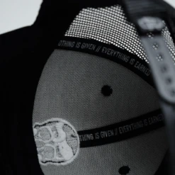 Gymreapers Trucker Hat - Black/White -Fitness Clothing Store trucker hat black details 2f0d87b9 702a 4b6c b127 f753533e2a57