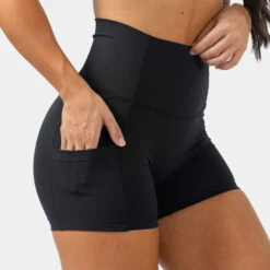 Victory Shorts - Black -Fitness Clothing Store victory shorts black pocket