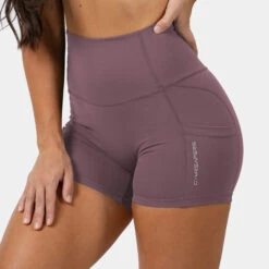 Victory Shorts - Orchid -Fitness Clothing Store victory shorts orchid side