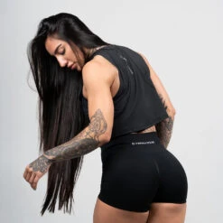 Women's Performance Tank -Fitness Clothing Store womens performance tank black side